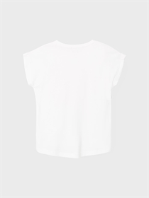 NAME IT Kortærmet T-shirt Vigea Bright White